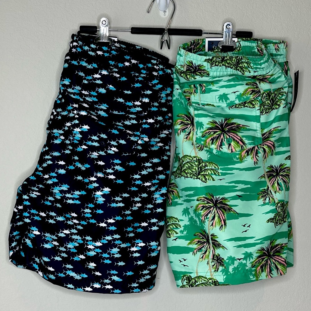 Bundle of two pairs of Club room swim trunks